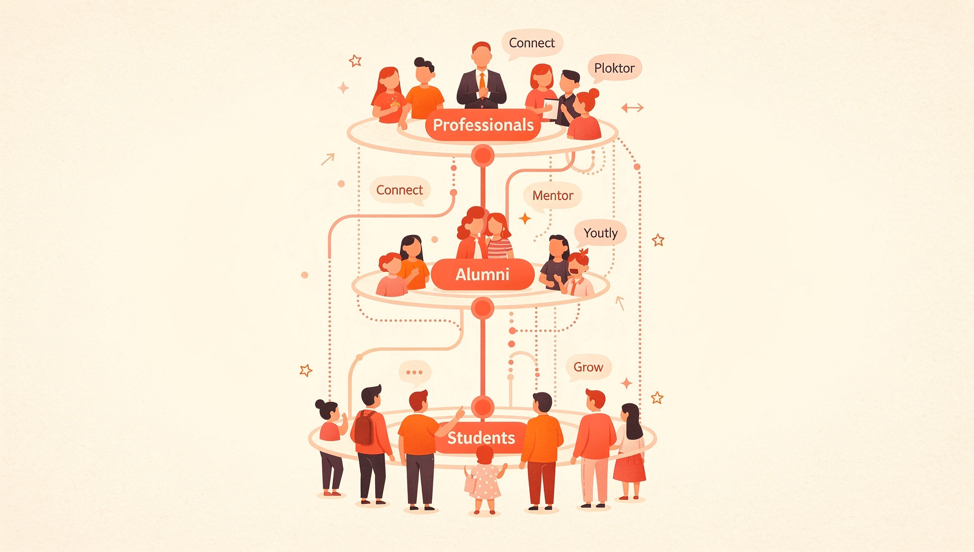 縦のつながりの拡大